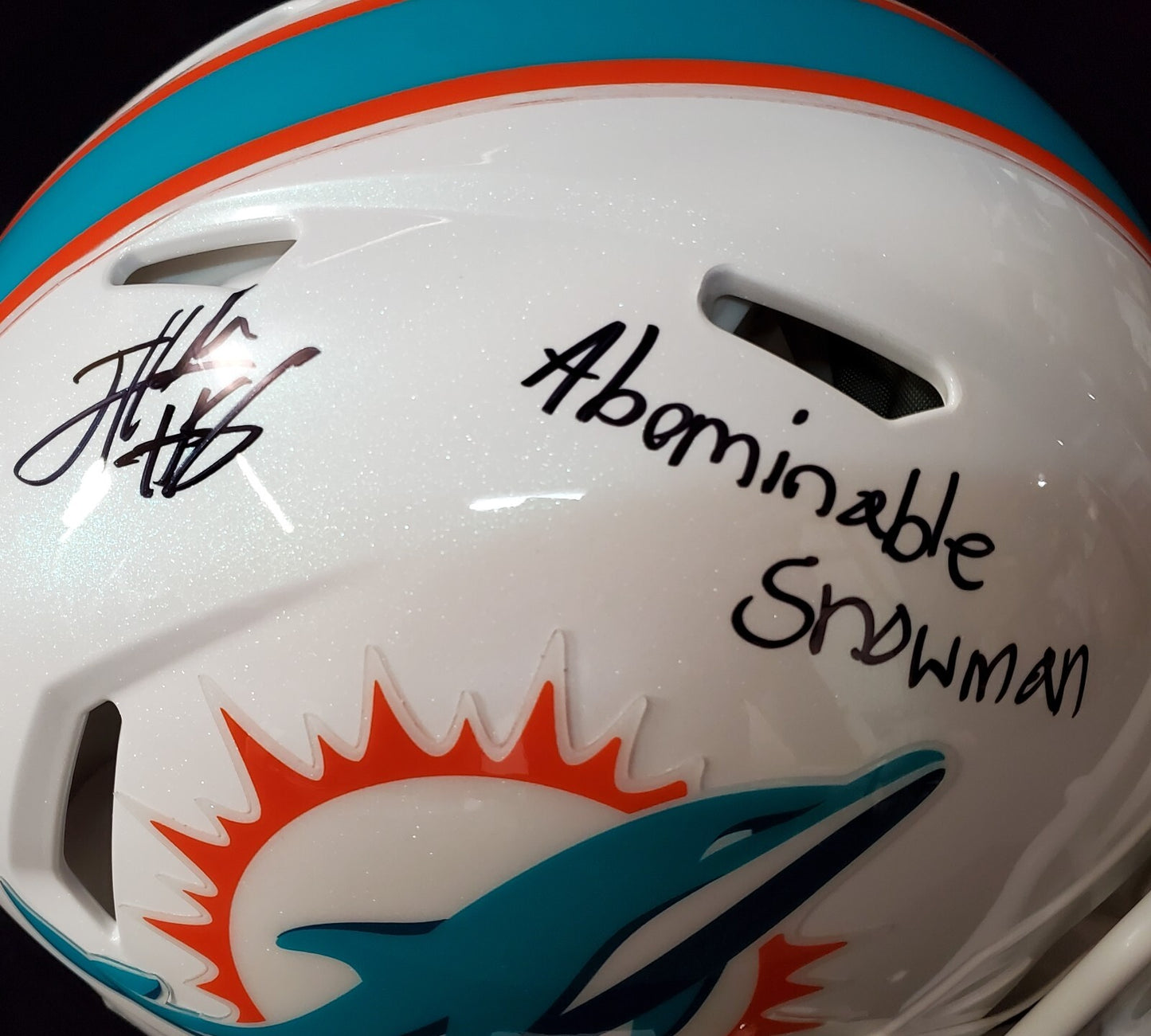 Miami Dolphins Jevon Holland Signed Full Size Speed Authentic Helmet Jsa Coa