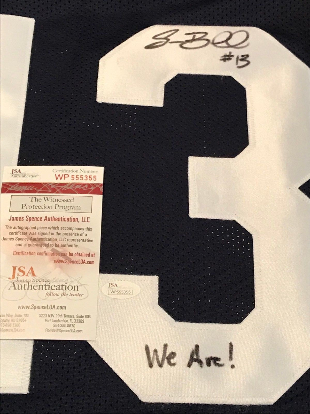 Saeed Blacknall Autographed Signed Inscribed Penn State Jersey Jsa Coa
