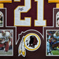 Framed Washington Ernest Byner Autographed Signed Jersey Jsa Coa