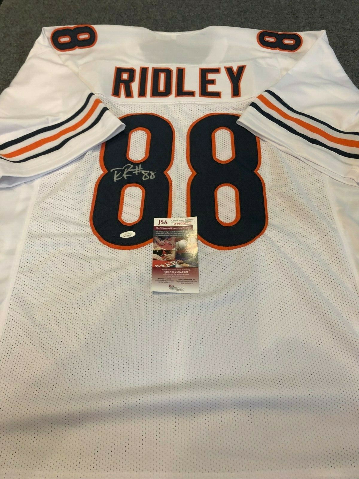 Chicago Bears Riley Ridley Autographed Signed Jersey Jsa Coa