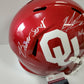 Marquise Brown Autographed Inscribed Oklahoma Sooners Full Sz Rep Helmet Jsa Coa