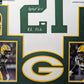 Framed Green Bay Packers Eric Stokes Autographed Signed Inscribed Jersey Jsa Coa