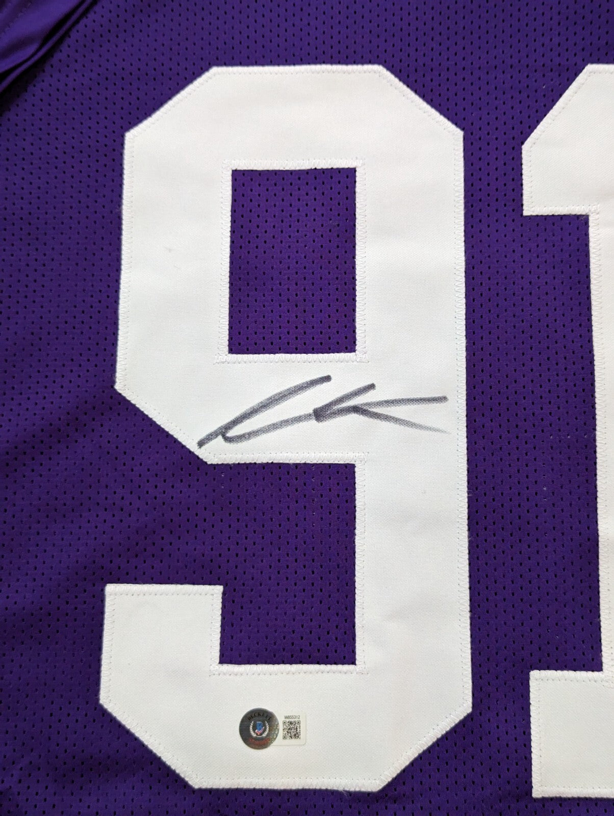 Kansas State Wildcats Felix Anudike-Uzomah Autographed Signed Jersey Beckett