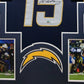 Framed Los Angeles Chargers Ladd Mcconkey Autographed Signed Jersey Beckett Holo