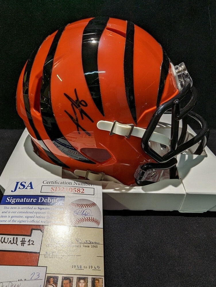 Cincinnati Bengals Myles Murphy Autographed Signed Speed Mini Helmet Jsa Coa