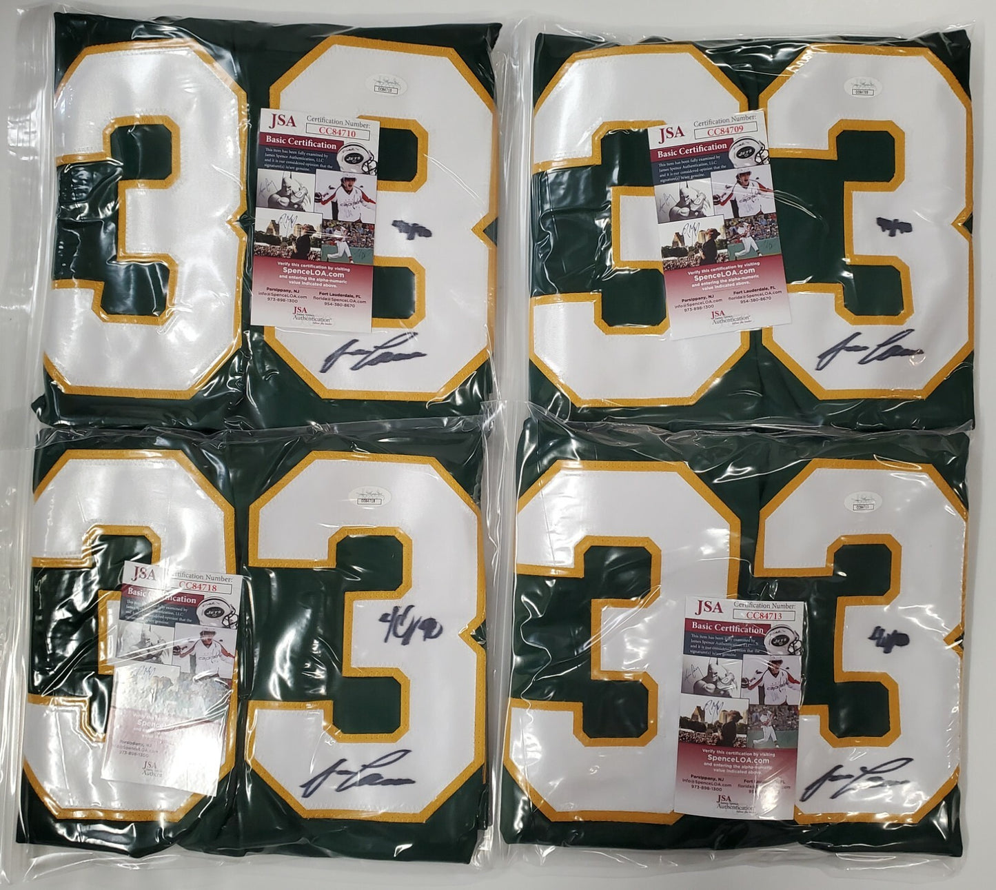 Oakland A's  Jose Canseco Autographed Inscribed "40/40" Jersey Jsa Coa