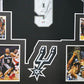 Framed San Antonio Spurs Tony Parker Autographed Jersey Beckett Holo