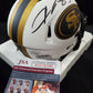 San Francisco 49Ers Vernon Davis Autographed Lunar Mini Helmet Jsa Coa