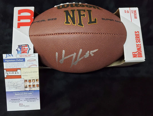 Hendon Hooker Autographed Autographed Signed Football Jsa Coa