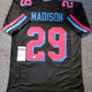Miami Dolphins Sam Madison Autographed Signed Jersey Jsa Coa