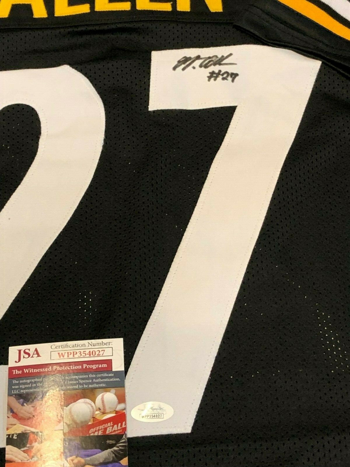Pittsburgh Steelers Marcus Allen Autographed Signed Jersey Jsa Coa