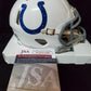 Indianapolis Colts Gary Brackett Autographed Signed Speed Mini Helmet Jsa Coa