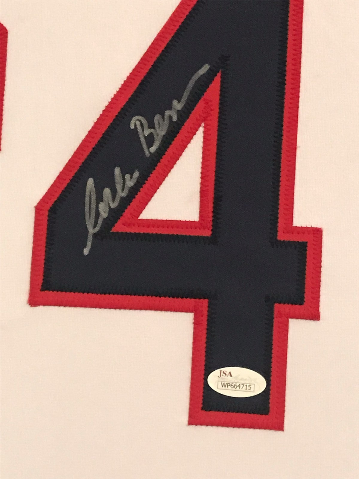 Framed Corbin Bernsen Autographed Signed Major League Indians Jersey Jsa Coa