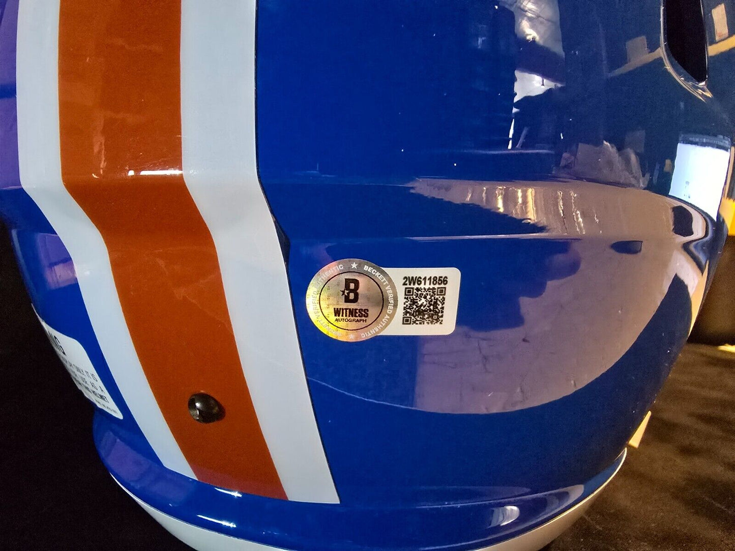 Denver Broncos Pat Surtain Ii Signed 2X Insc Replica Full Size Helmet Beckett