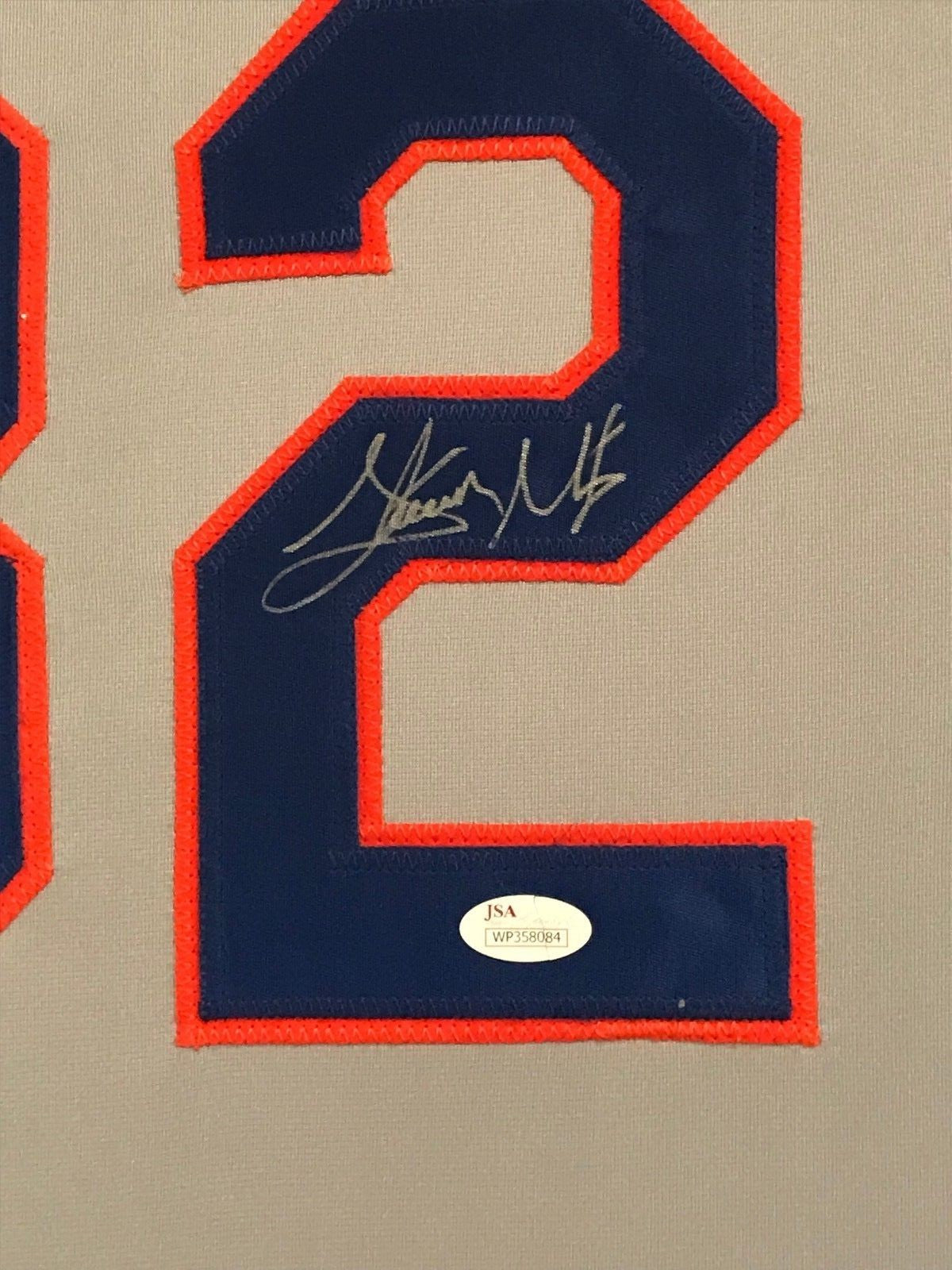Framed Steven Matz Autographed Signed N.Y. Mets Jersey Jsa Coa