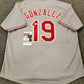 Texas Rangers Juan Gonzalez Autographed Signed Jersey Jsa Coa