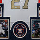 Framed In Suede Houston Astros Jose Altuve Autographed Signed Jersey Jsa Coa
