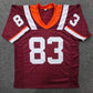 Virginia Tech Hokies Jaylin Lane Signed Autographed Football Jersey Bas Holo