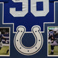 Framed Indianapolis Colts Quenton Nelson Signed Jersey Jsa Coa