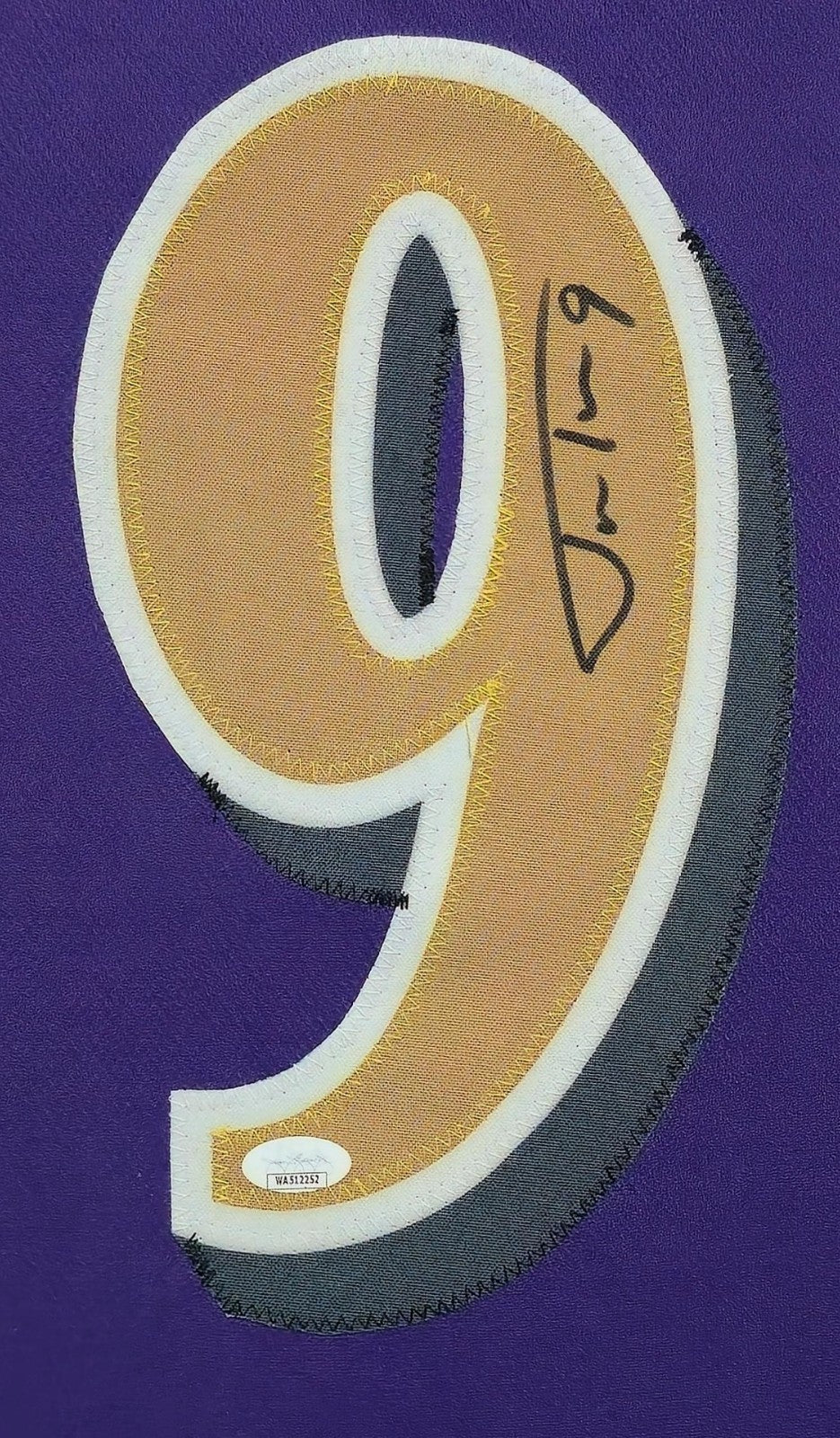 Framed Baltimore Ravens Justin Tucker Autographed Signed Jersey Jsa Coa