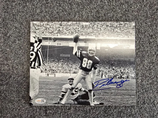 Dallas Cowboys Drew Pearson Autographed Signed Inscribed 8X10 Photo Jsa Coa