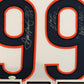 Framed Dan Hampton Autographed Signed Inscribed Chicago Bears Jersey Jsa Coa
