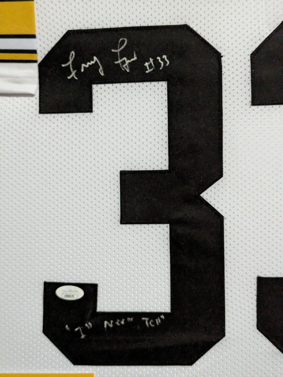 Framed Pittsburgh Steelers John Frenchie Fuqua Autographed Signed Jersey Jsa Coa