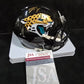 Jacksonville Jaguars Tank Bigsby Signed Speed Mini Helmet Jsa Coa