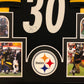 Framed Pittsburgh Steelers James Conner Autographed Signed Jersey Jsa Coa