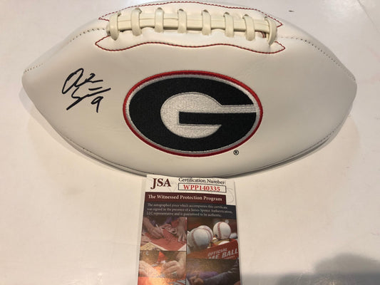 Alec Ogletree Autographed Signed Georgia Bulldogs Logo Football Jsa Coa