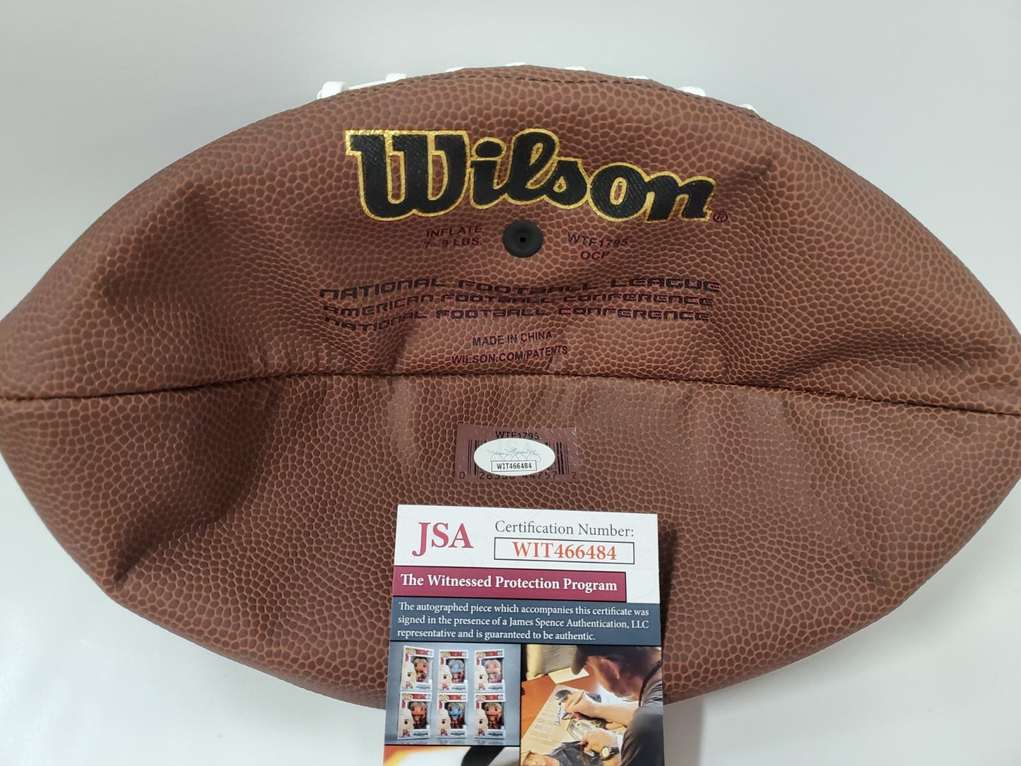 Mike Quick Autographed Signed Inscribed Football Jsa Coa