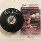 Will Butcher Autographed Signed New Jersey Devils Logo Puck Jsa Coa
