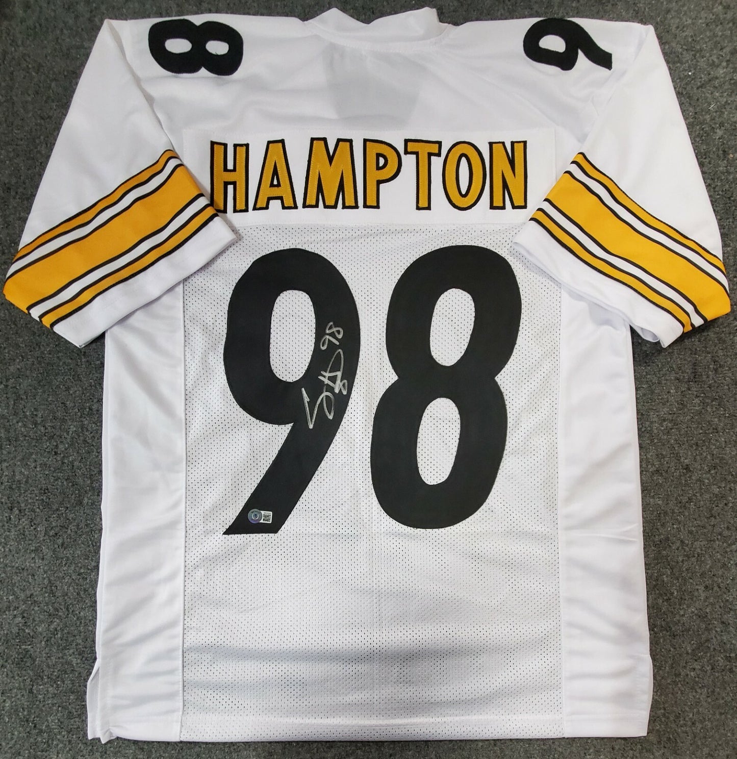 Pittsburgh Steelers Casey Hampton Autographed Signed Jersey Beckett Holo