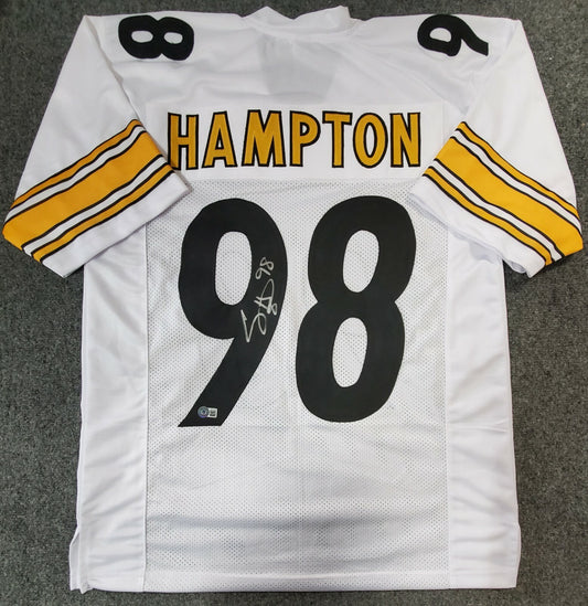 Pittsburgh Steelers Casey Hampton Autographed Signed Jersey Beckett Holo