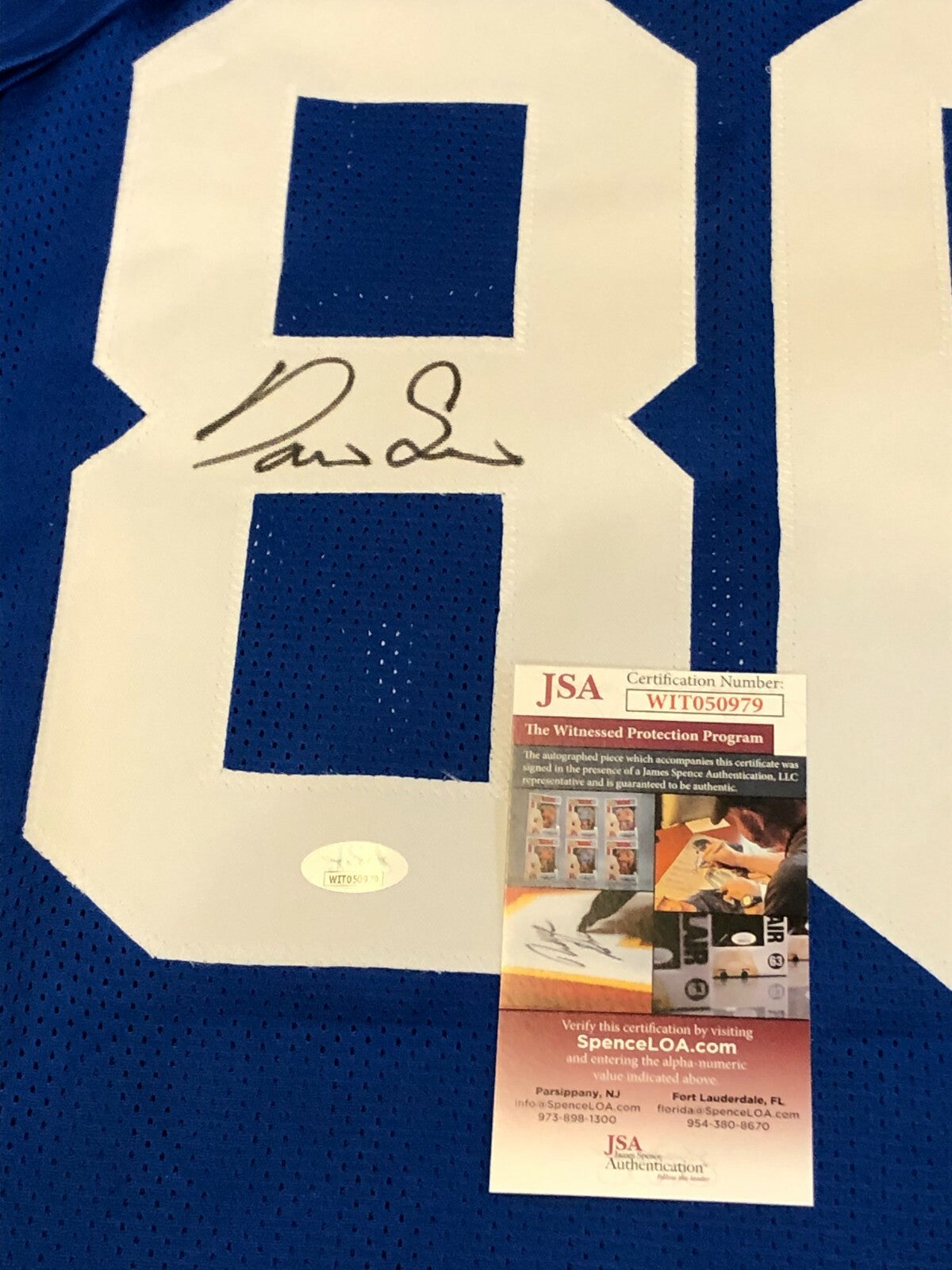 N.Y. Giants Darius Slayton Autographed Signed Jersey Jsa Coa