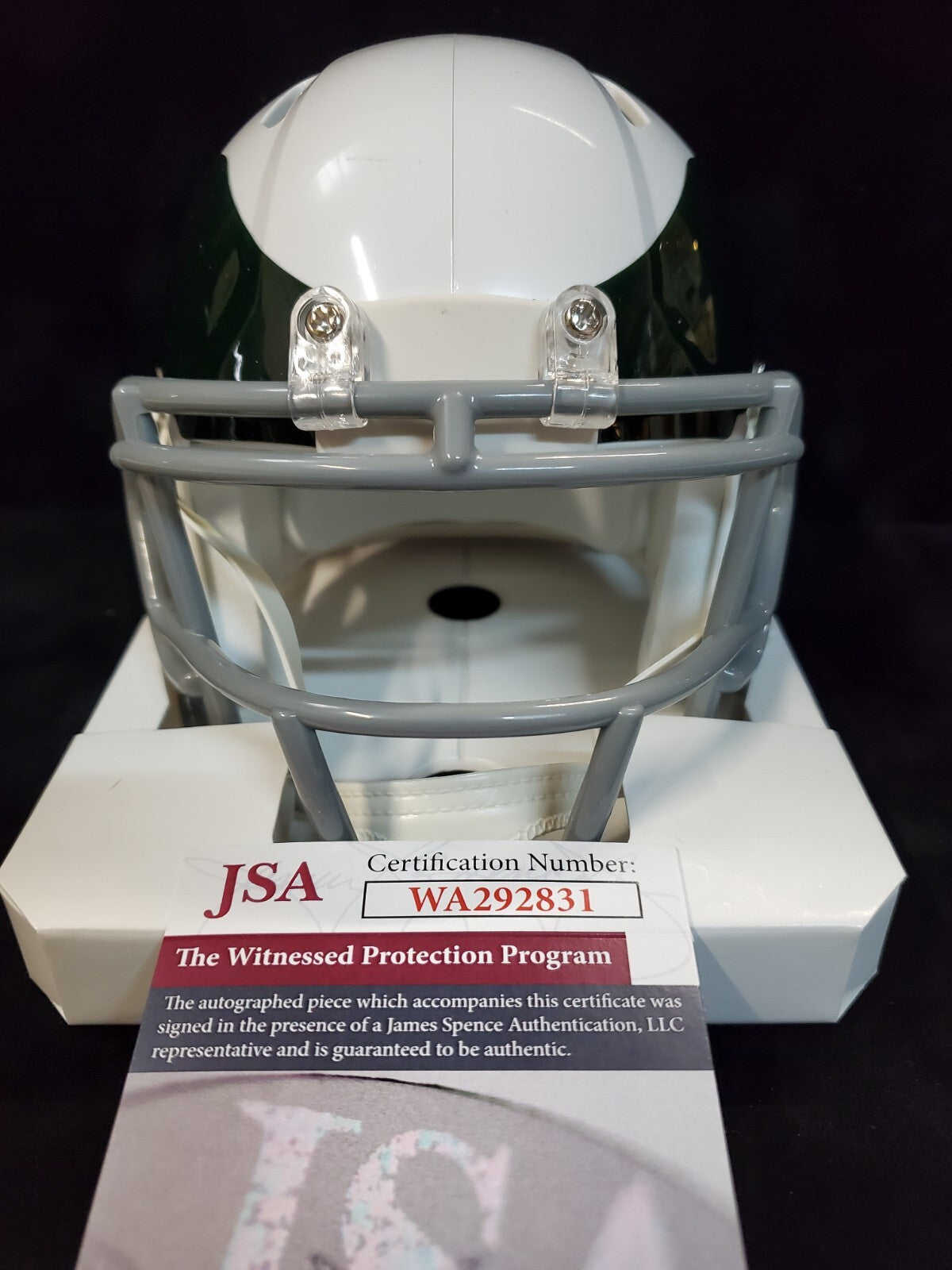 Philadelphia Eagles Ron Jaworski Autographed Signed Speed Mini Helmet Jsa Coa