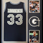 Framed Georgetown Hoyas Alonzo Mourning Autographed Signed Jersey Jsa Coa