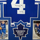Framed Toronto Maple Leafs Red Kelly Autographed Signed Jersey Jsa Coa