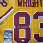 Washington Football Team Isaiah Wright Autographed Signed Jersey Jsa Coa