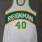 Seattle Supersonics Shawn Kemp "Reign Man" Autographed Signed Jersey Beckett