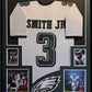 Framed Philadelphia Eagles Nolan Smith Jr Autographed Signed Jersey Jsa Coa