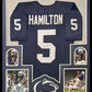 MVP Authentics Framed Penn State Nittany Lions Daesean Hamilton Autographed Jersey Jsa 360 sports jersey framing , jersey framing