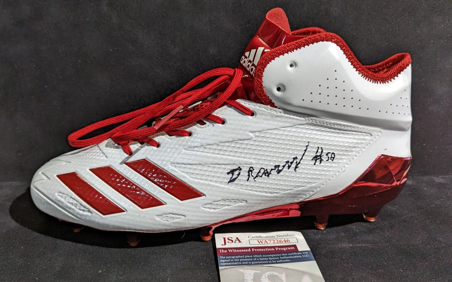 Buffalo Bills Greg Rousseau Autographed Signed Cleat Jsa Coa