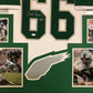 Framed Philadelphia Eagles Bill Bergey Autographed Signed Jersey Jsa Coa