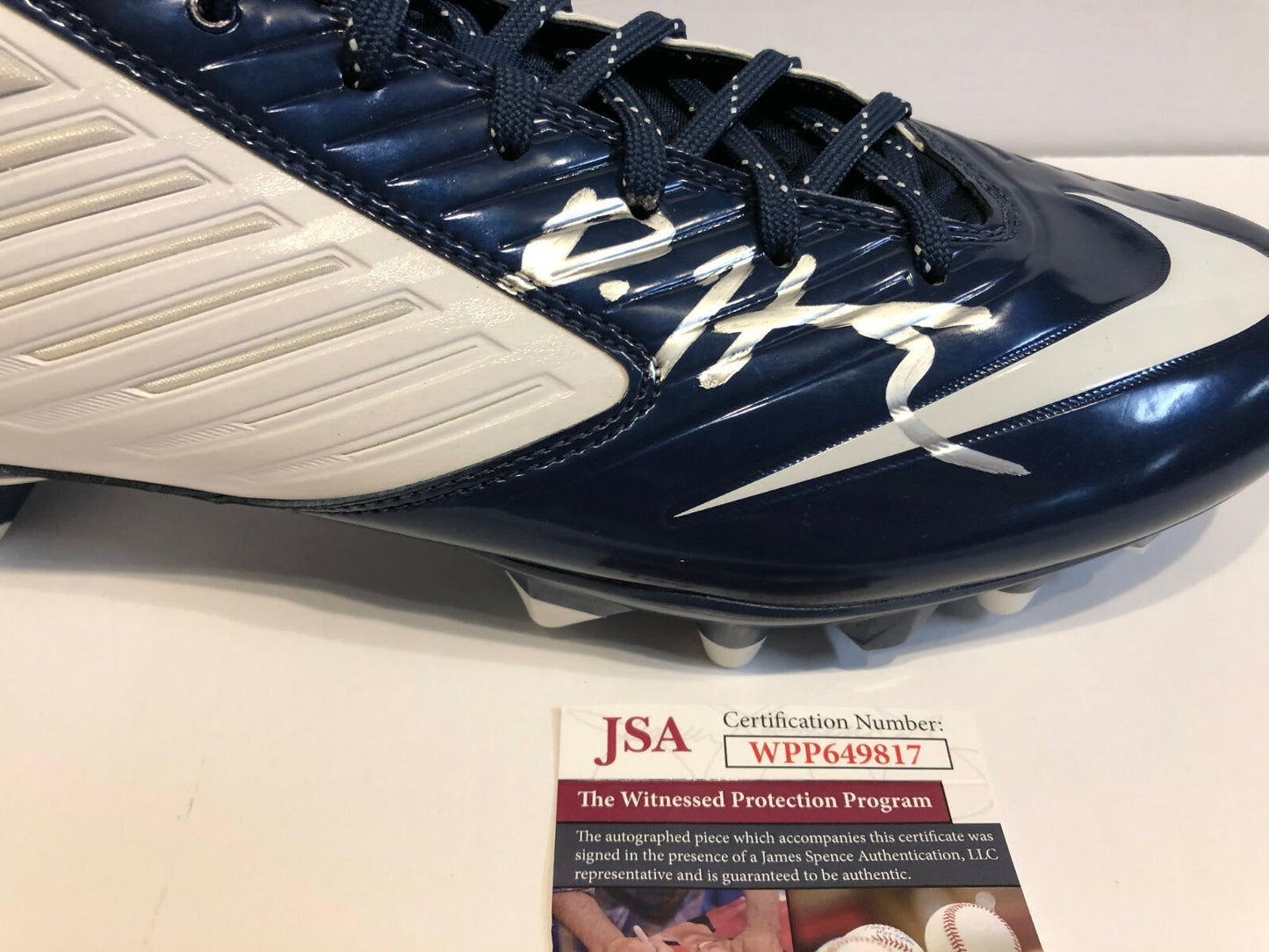 Denver Broncos Daesean Hamilton Autographed Signed Nike Cleat Jsa Coa