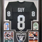 Framed Oakland Raiders Ray Guy Autographed Signed Jersey Jsa Coa