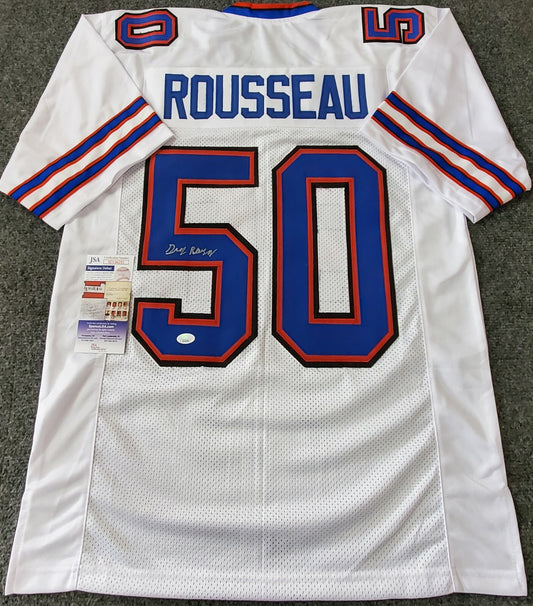 Buffalo Bills Gregory Rousseau Autographed Signed Jersey Jsa Coa