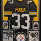 Framed Pittsburgh Steelers John Frenchie Fuqua Autographed Signed Jersey Jsa Coa