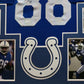 Framed Indianapolis Colts Marvin Harrison Signed Jersey Jsa Coa