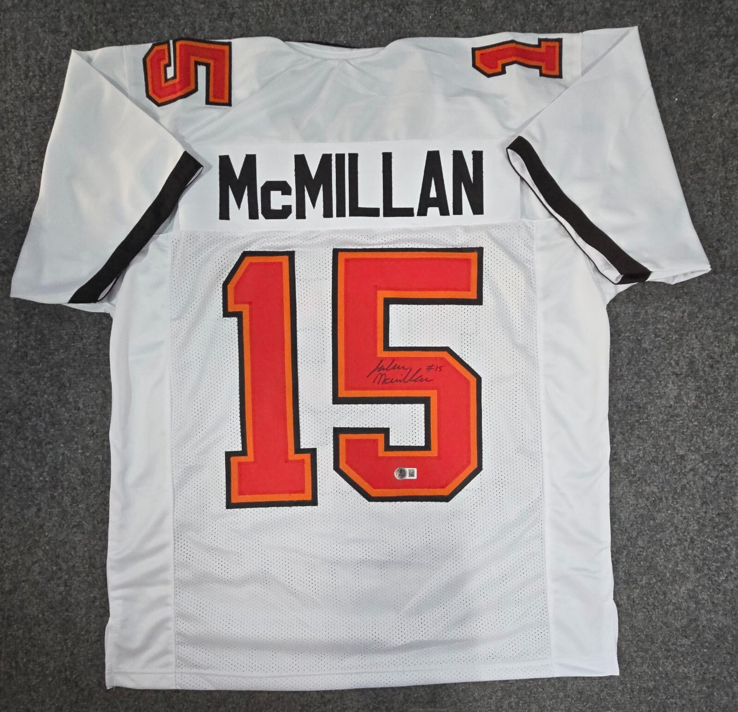 Tampa Bay Buccaneers Jalen Mcmillan Autographed Signed Jersey Beckett Holo